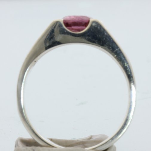 Natural Red Purple Spinel Handmade 925 Silver Unisex Ladies Gents Ring size 6.75