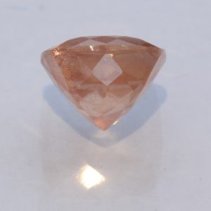 Oregon Sunstone Precision Square Cushion Untreated Copper Shiller Gem 1.52 carat