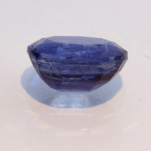Royal Blue Kyanite Faceted Oval Untreated Natural Gemstone 3.30 carat