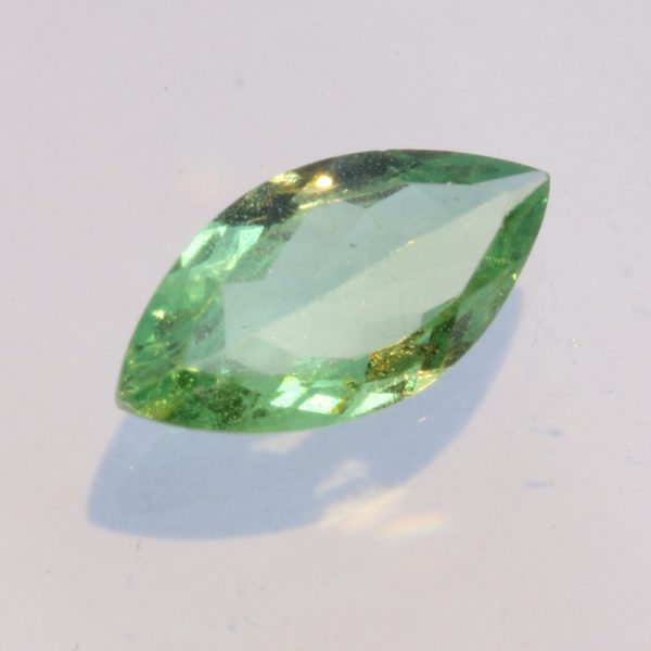Tsavorite Green Garnet Faceted Marquise Untreated Natural Gemstone .79 carat