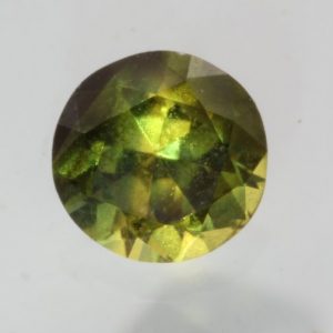 Australian Green Sapphire Faceted Round 5.8 x 5.8 mm Natural Gemstone 1.11 carat