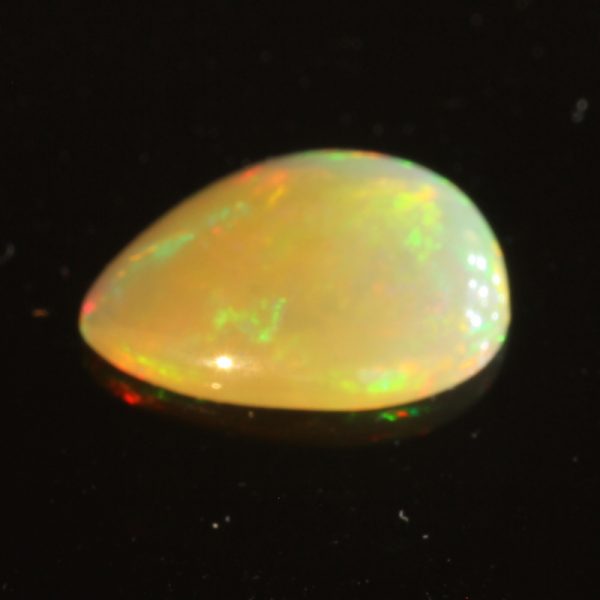 Welo Opal Pear Solid Ethiopian Wollo Natural Untreated Gemstone 1.80 carat