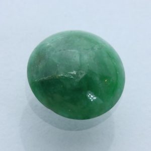 Burmese Green Jadeite Untreated A Grade Jade Gemstone 7.5 mm Round 1.27 carat