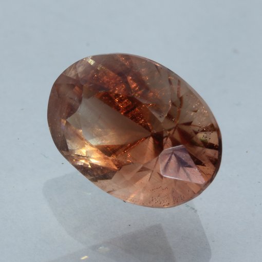 Oregon Light Copper Sunstone Precision American Untreated VVS Clarity 2.27 carat
