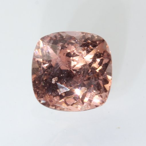 Purplish Pink Spinel Mogok Cushion Faceted 6.5 mm Burma Gemstone 1.37 carat