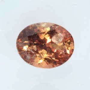 Sparkling Orange Spinel Oval Faceted 6.9 x 5.4 mm Natural Gemstone 1.12 carat