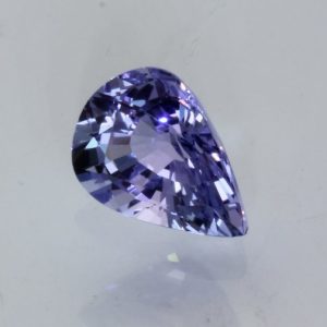 Tanzanite Blue Purple 9.3 mm Faceted Pear VS Clarity Natural Gemstone 1.93 carat