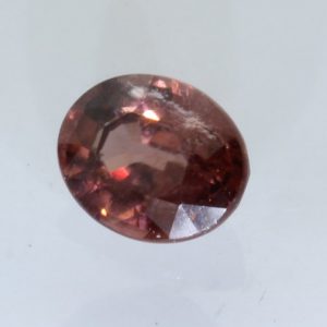 Red Orange Zircon Faceted 7.6x6.2 mm Oval SI1 Clarity Tanzania Gem 2.00 carat