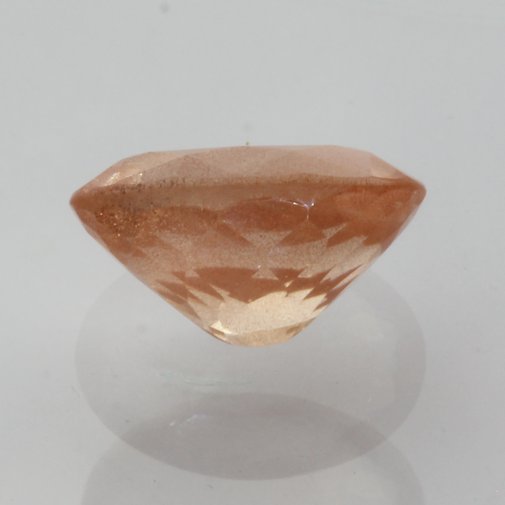 Copper Shiller Oregon Sunstone Precision Faceted 9.5x6.7mm Oval 1.92 carat