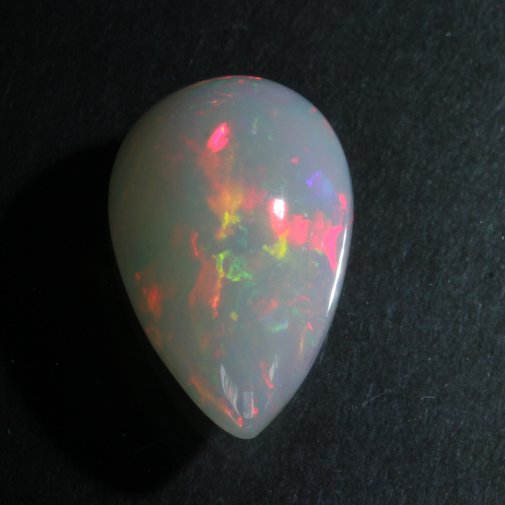 Opal Welo 13x8 mm Pear Cabochon Untreated Wollo Ethiopia Gemstone 2.77 carat