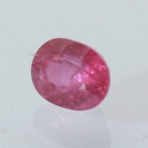 Pink Red Thai Ruby Faceted 7x5 mm Oval Flux Heat Only I2 Clarity Gem 1.31 carat