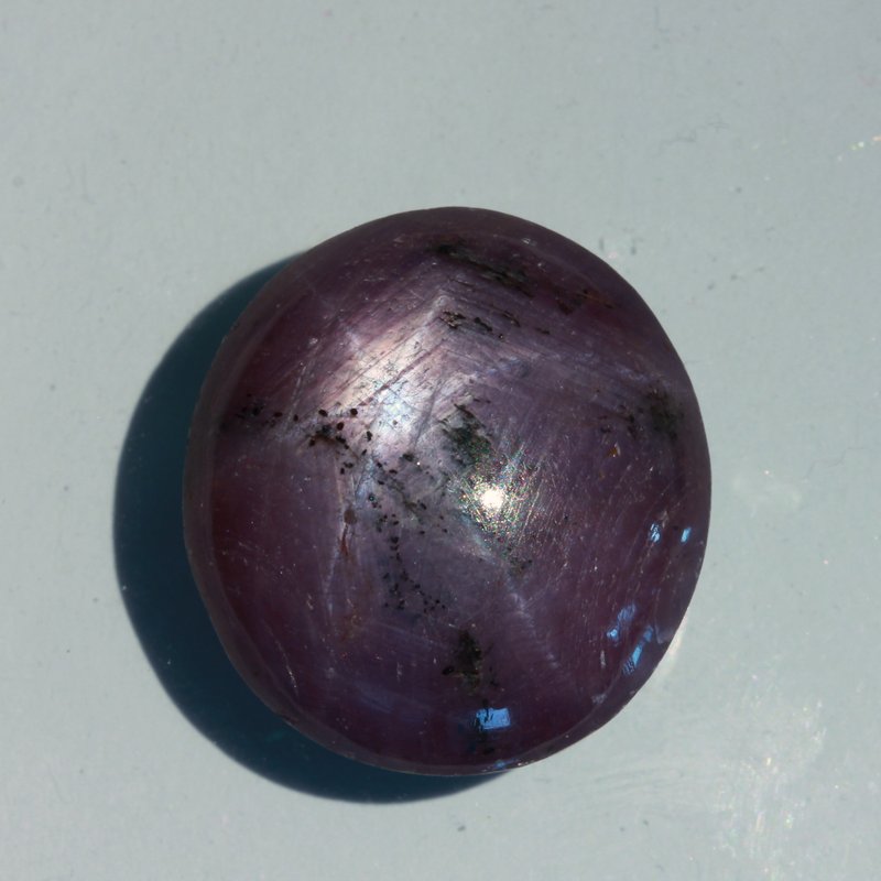 Purple Star Sapphire India Star Ruby Round No Treatment 53.53 carat