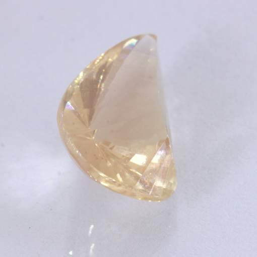Sunstone Oregon No Shiller 13.3x8.5 mm Fancy Faceted Pear Copper Tone 3.21 carat