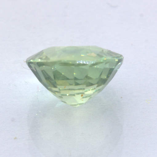 Mint Green Sapphire Unheated 5.2 mm Round VS Clarity Madagascar Gem .74 carat