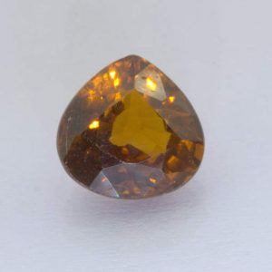 Mali Garnet 8.6x8.5 mm Pear VS Clarity Golden Brown Natural Untreated 2.95 carat
