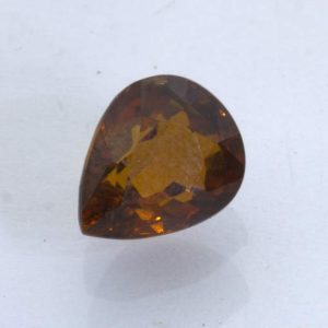 Mali Garnet 9 mm Pear VS Clarity Golden Brown Natural Untreated Gem 3.08 carat