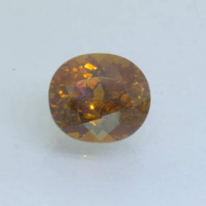 Mali Garnet Golden Brown 9x8 mm Oval VS Clarity Untreated Gemstone 3.22 carat