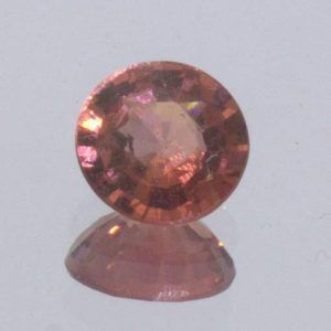Malaya Garnet orange Purple Pink Padparadscha 6 mm Round Natural Gem .98 carat