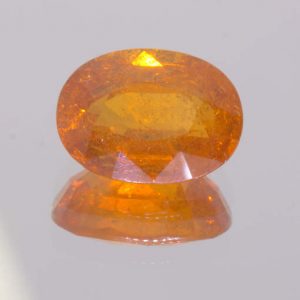 Fanta Orange Mandarin Garnet Untreated 11x8 mm Oval Cut Namibia Gem 4.46 Carat