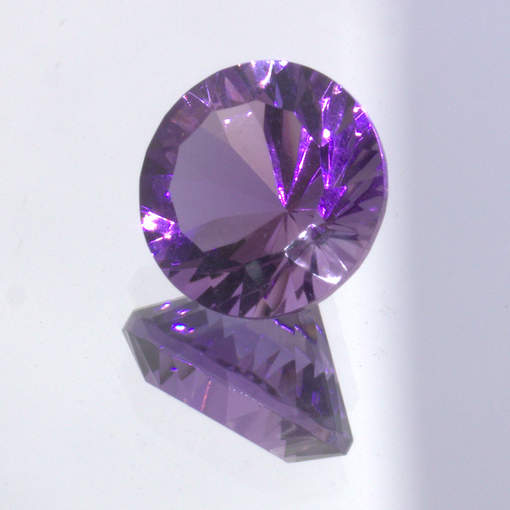 Octagon Cut Loose Gemstone  20 x15 mm  17.33 cts IF-VVS Natural Purple Amethyst