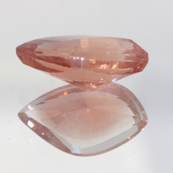 Oregon Sunstone Pink Orange No Shiller Untreated 11 mm Fancy Two Face 1.75 carat