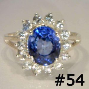 Blank Ring Setting Any Size No Gems Custom Order Mount Labor Cost LEE Design 54
