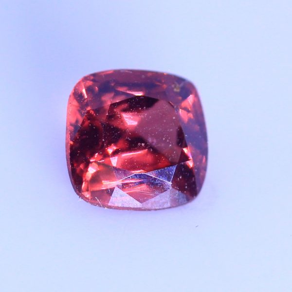 Red Purple Spinel Square Cushion 5.6 mm Burma Untreated Gemstone .98 carat