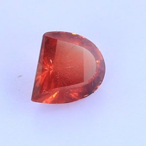 Red Oregon Sunstone Fancy Cut Gem Untreated VVS Plus Copper Shiller 1.17 Carat