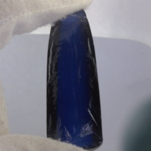 Yellow Sapphire # 22 Lab Created Half Boule Synthetic Corundum 39.1 gram