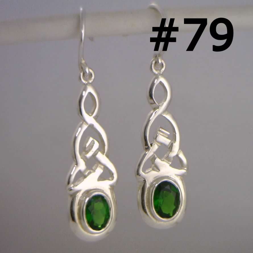 Blank Pair Earrings Handmade Custom Order Labor Only You Select Gems Design 79