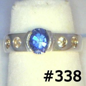 Blank Ring Your Size Handmade Custom Order Labor Only You Select Gems Design 338