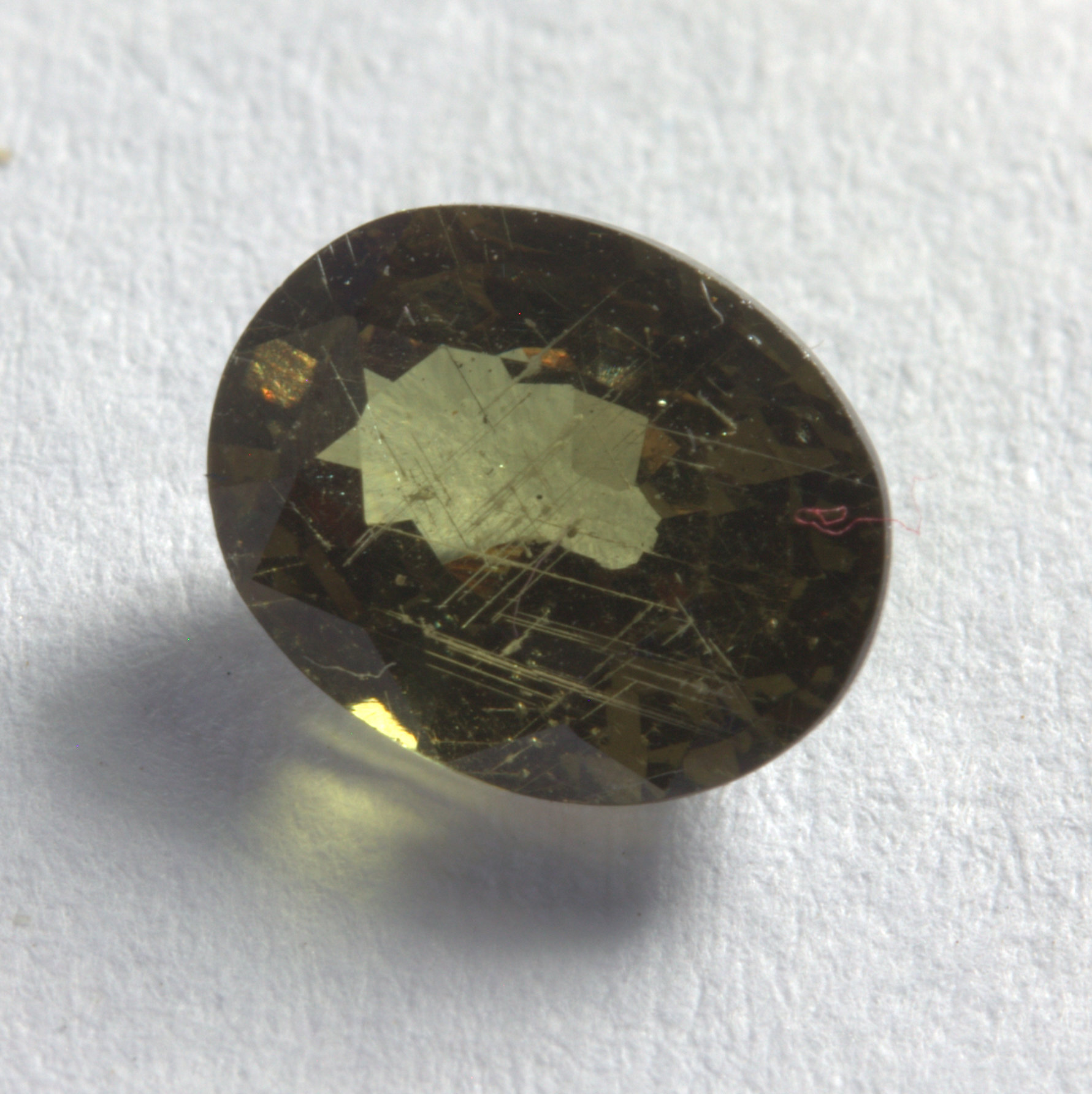 Color Change Garnet Untreated Natural Faceted 7.1mm Oval VS Clarity 1.27 Carat